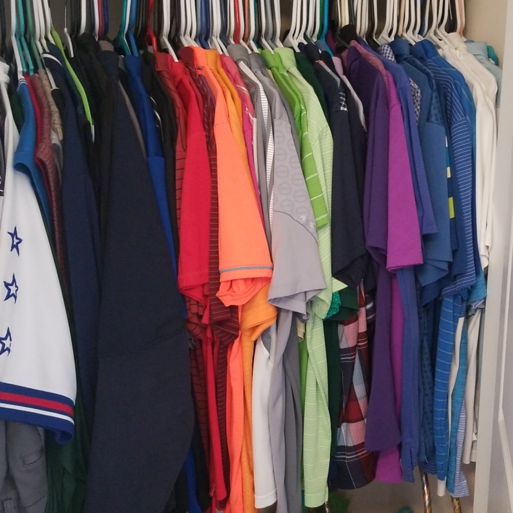 Lot of 5 XL golf shirts footjoy, Nike, addidas